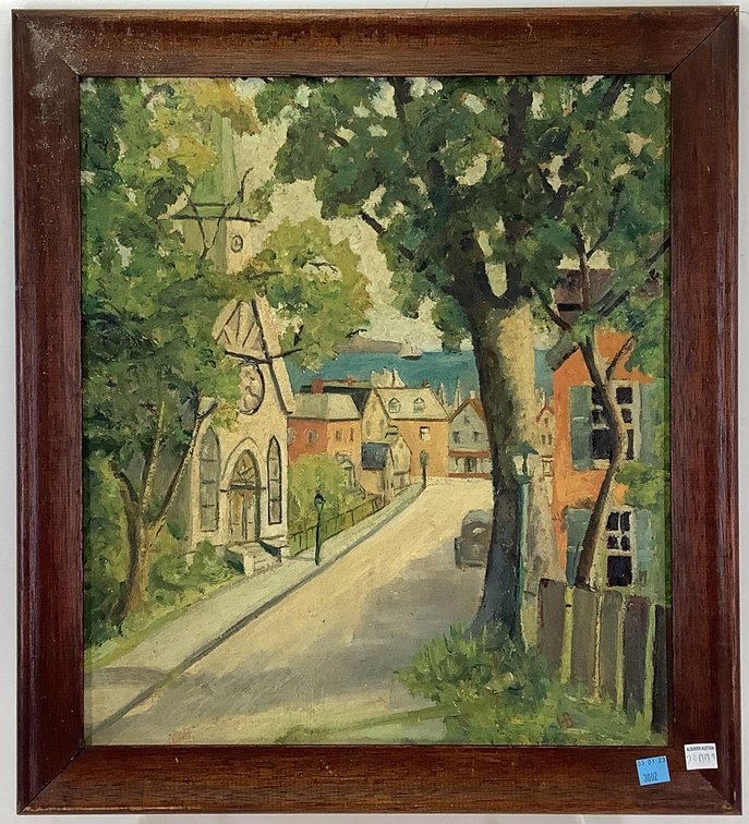 Oil on Board, signed