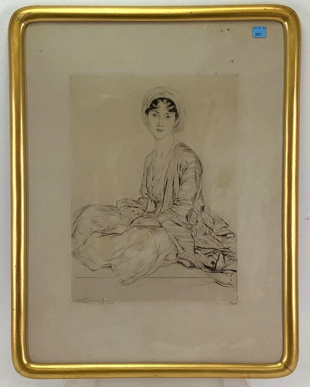 Lithograph, signed