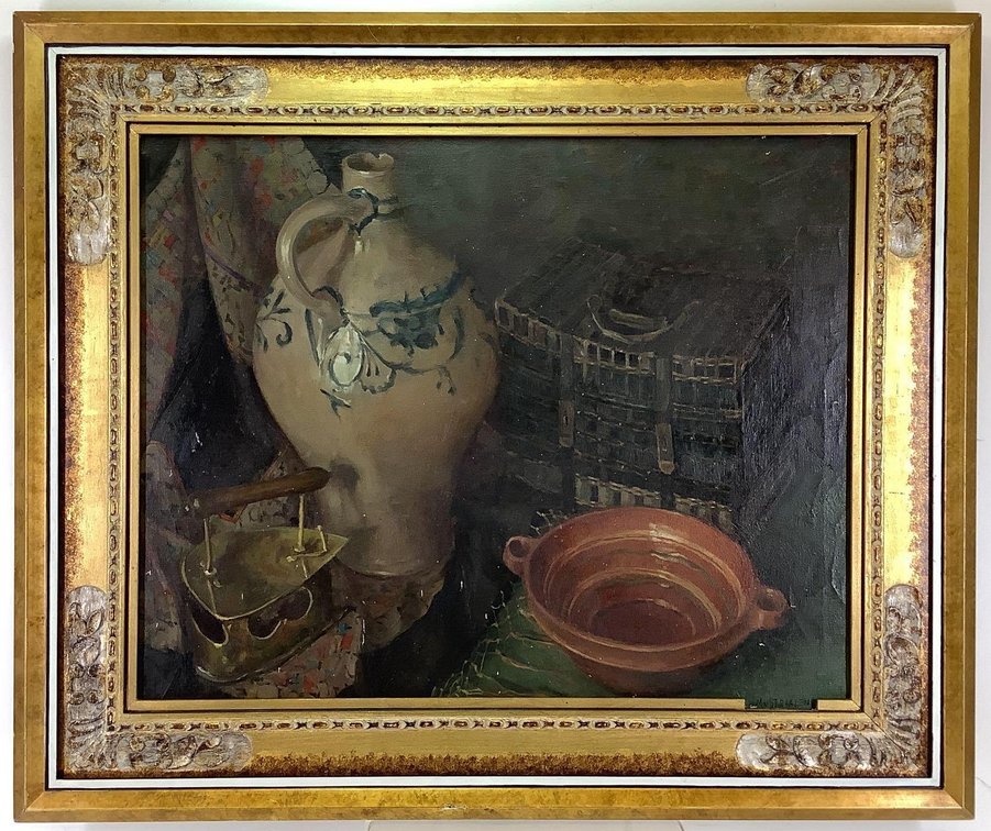 Oil on Canvas, signed