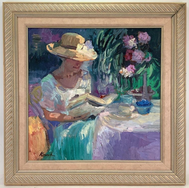 Oil on Board, signed