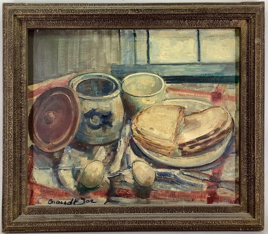 Oil on Canvas, signed
