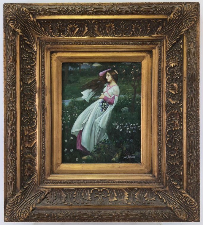 Oil on Board, signed