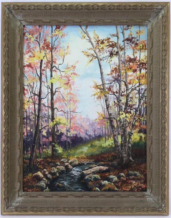 Oil on Board, signed