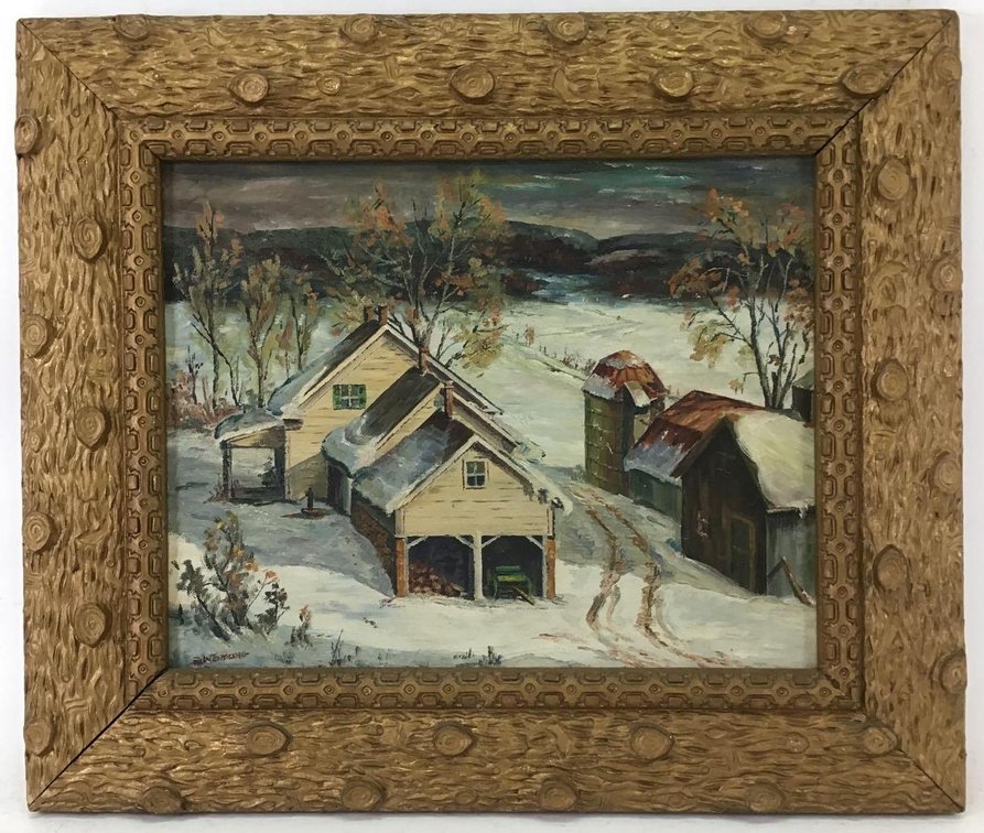Oil on Canvas, signed