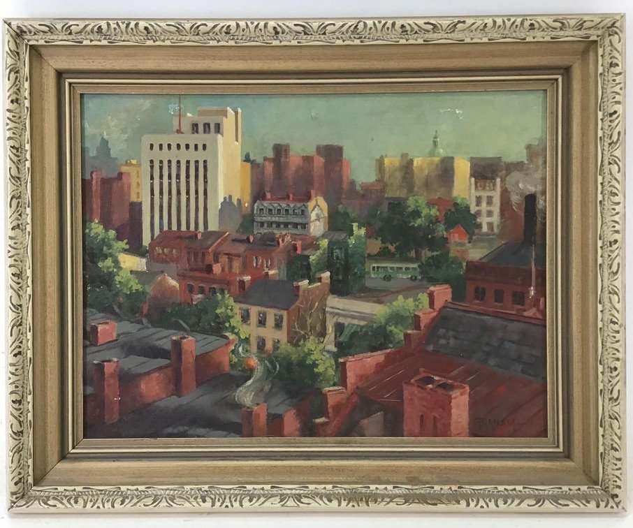 Oil on Board, signed
