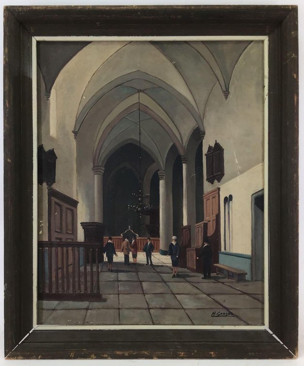 Oil on Canvas, signed