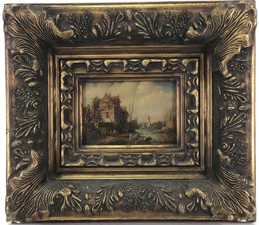 Oil on Board, signed