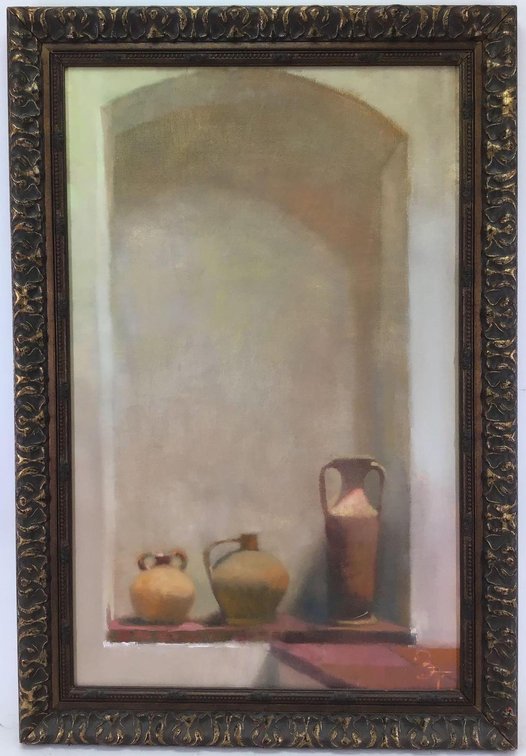 Oil on Canvas, signed