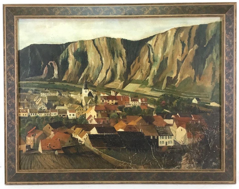 Oil on Canvas, signed