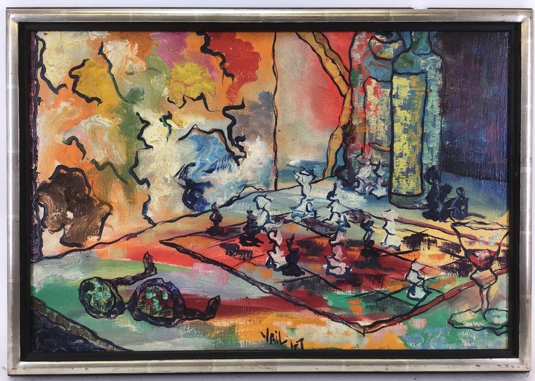 Oil on Canvas, signed