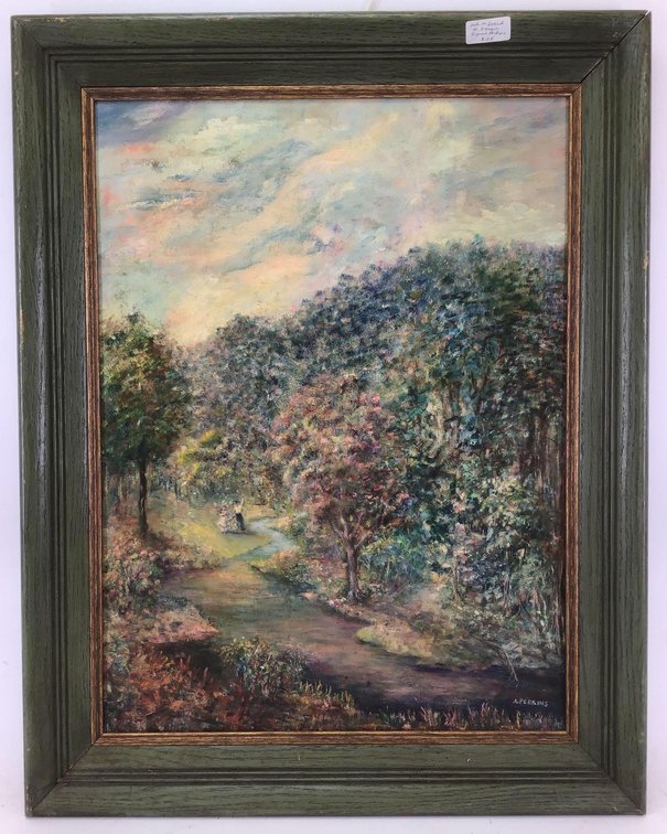 Oil on Board, signed