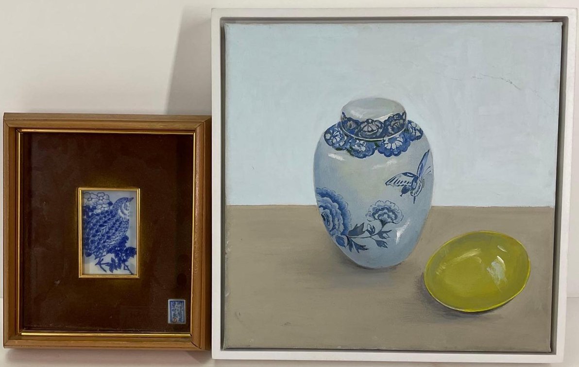 Porcelain Plaque & Painting