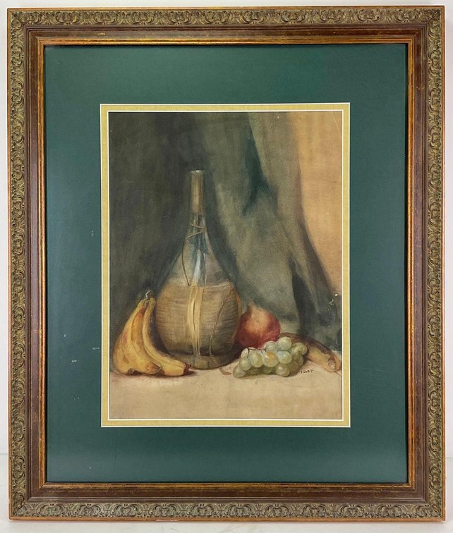Watercolor, signed