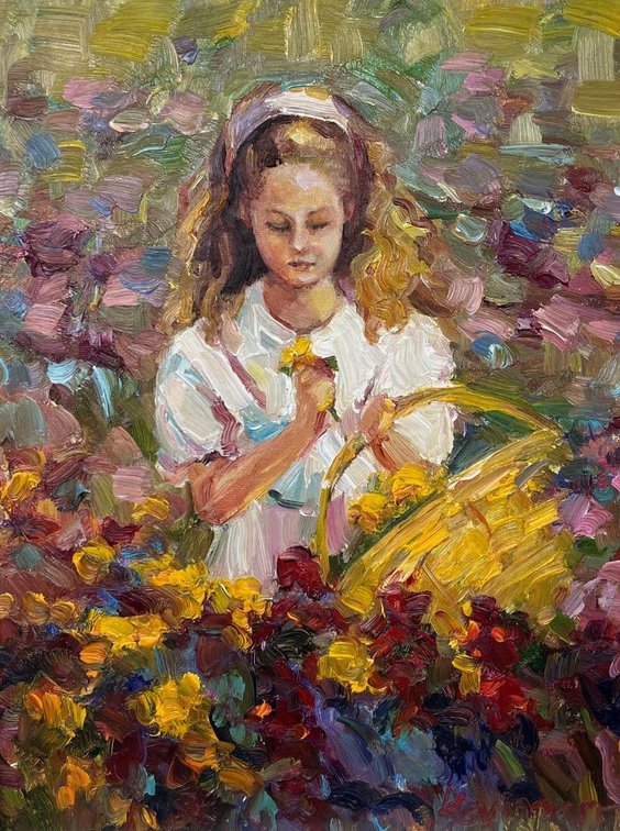 Oil on Canvas, signed