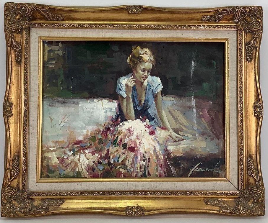 Oil on Canvas, signed