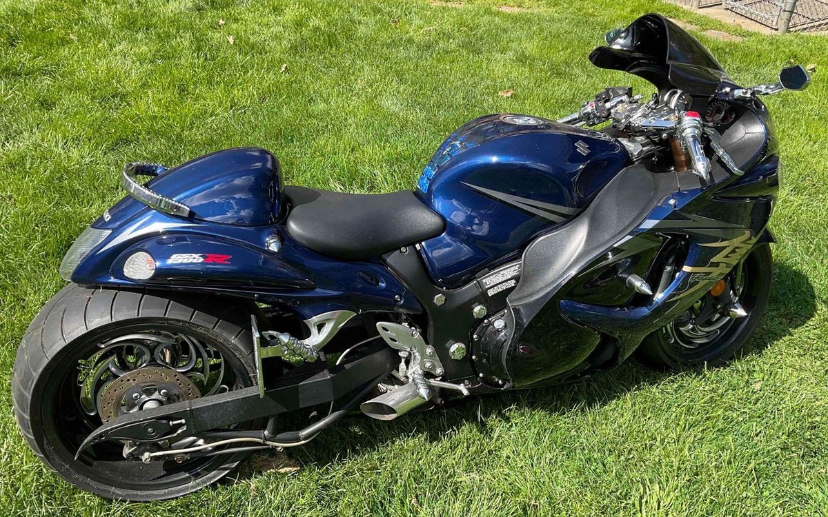 2008 Suzuki GSX1300R Motorcycle, VIN # JS1GX72A282101673