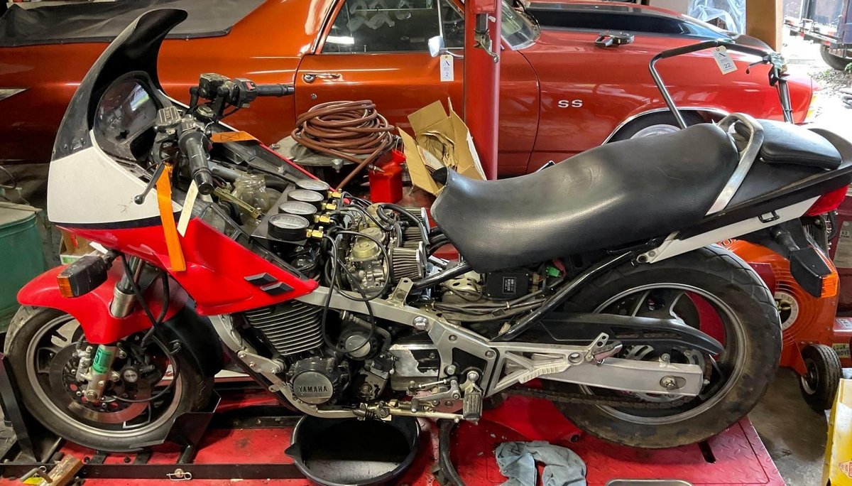 1985 Yamaha FJ1100 Motorcycle, VIN # JYA50H007FA010642