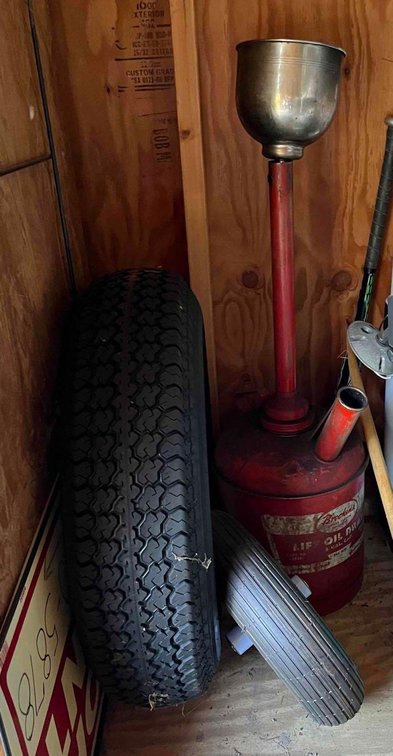 Oil Catch and Tires 