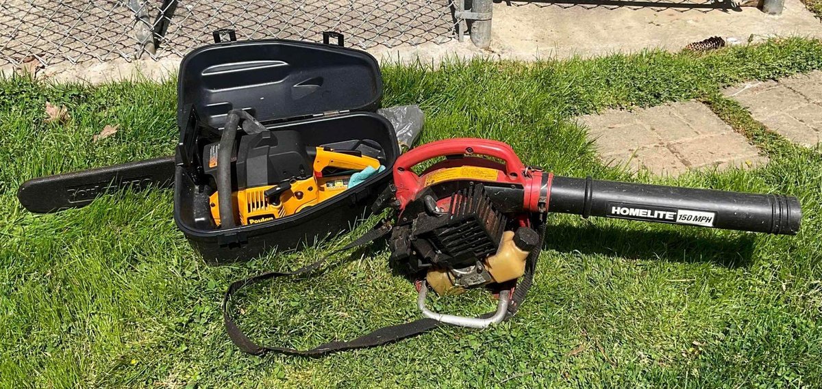 Chainsaw and Blower 