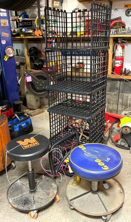 Roller Seats and Shelving
