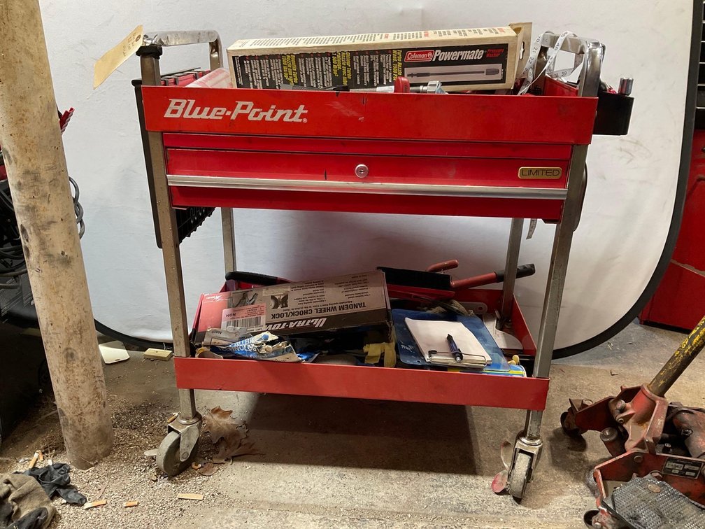 Blue-Point Cart and Contents