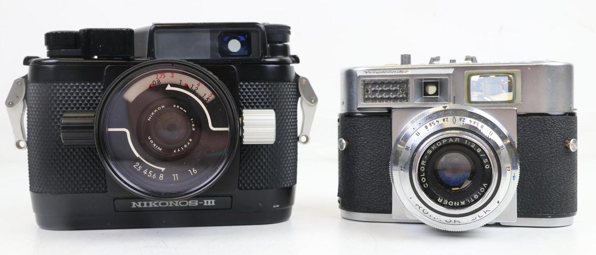 Voigtlander & Nikonos-III Cameras