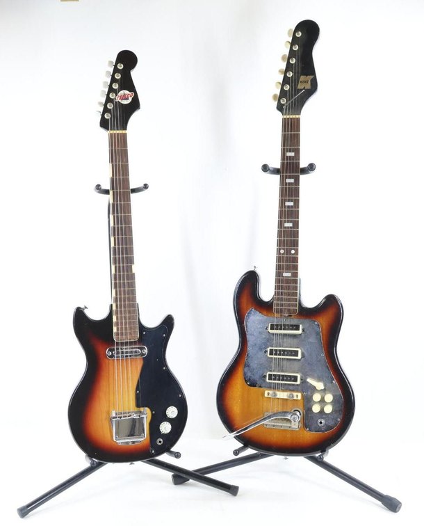 Teisco and Kay Electric Guitars