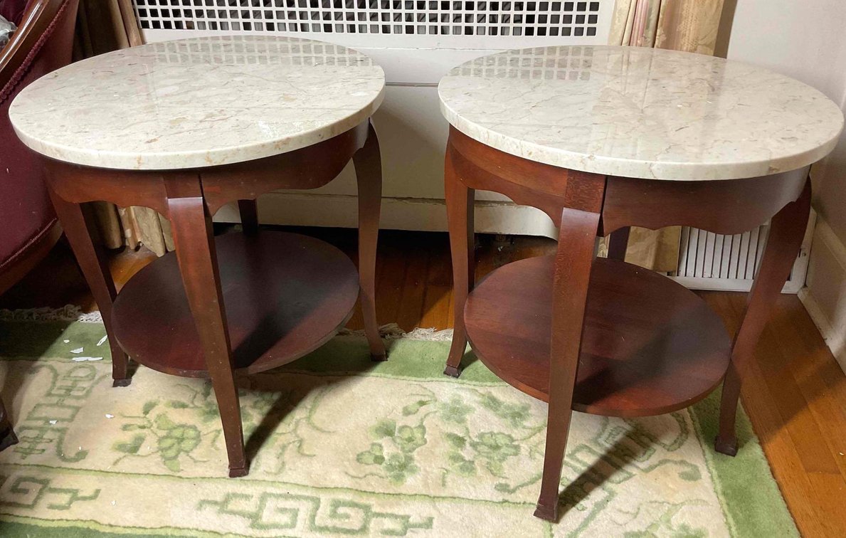 Marble Top Side Tables