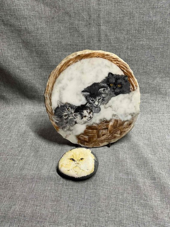 Stone Cat Paintings