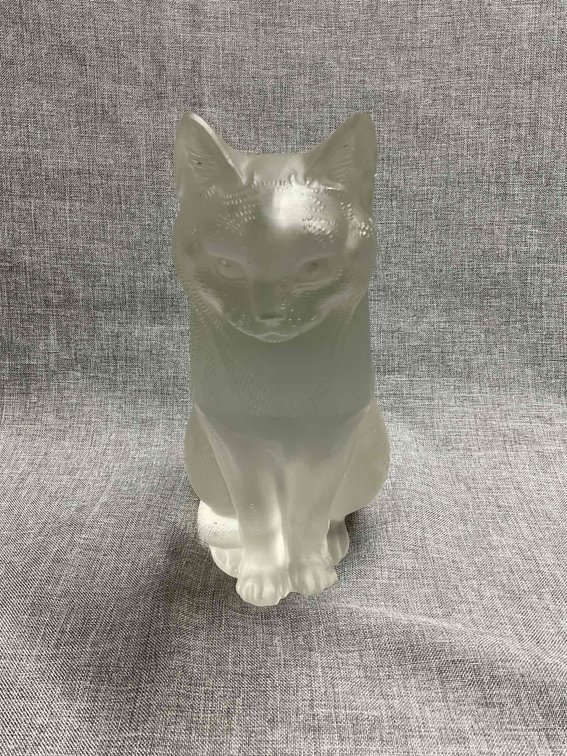 Lalique Crystal Cat