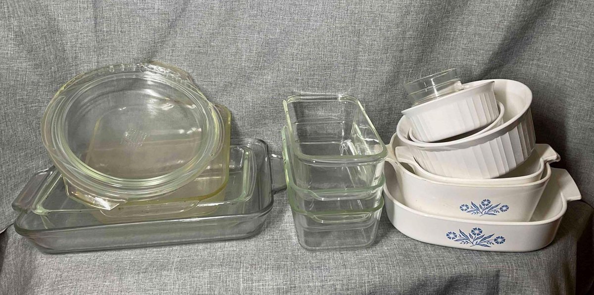 Pyrex and Corning Ware