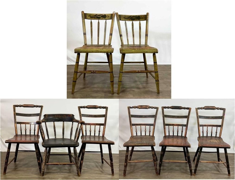 Complementing Painted Chairs (8)