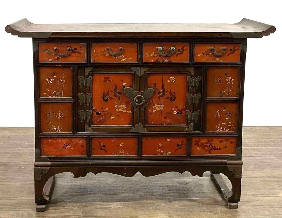 Asian Painted Chest