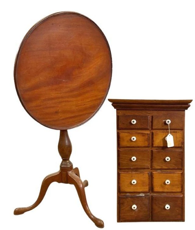 Tilt Table & Countertop Apothecary Cabinet