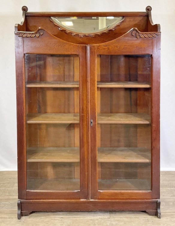 Etagere with Glass Doors