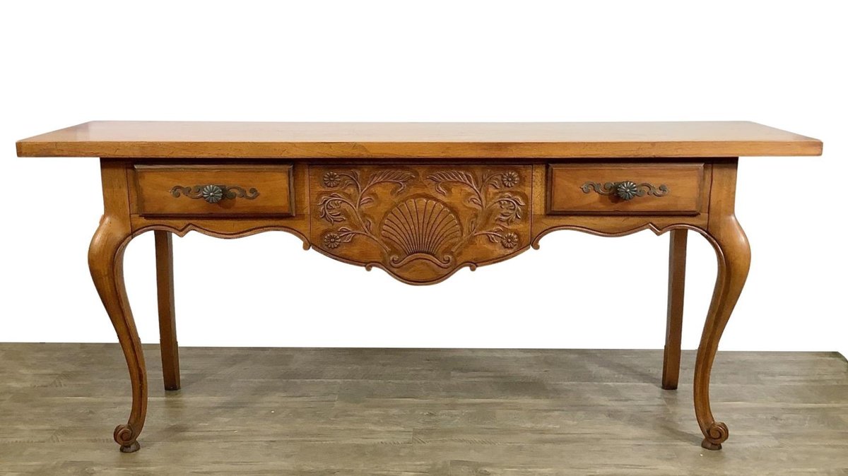 Country French Console Table by Drexel