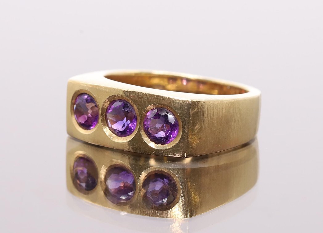 14k Amethyst Ring