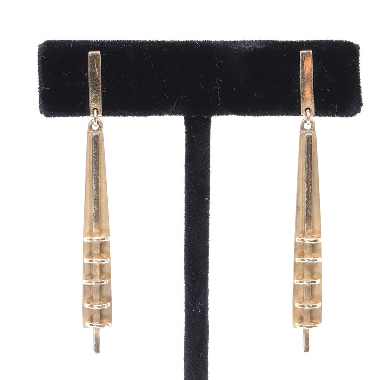 14k YG Lewitt Earrings