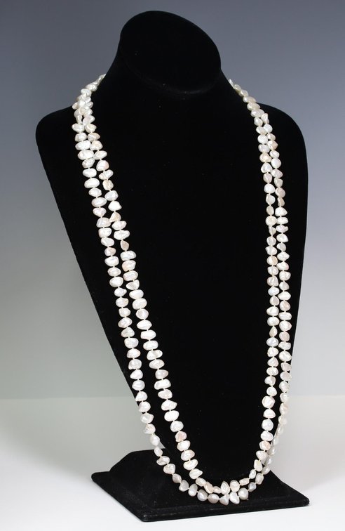 Biwa Pearl Necklaces