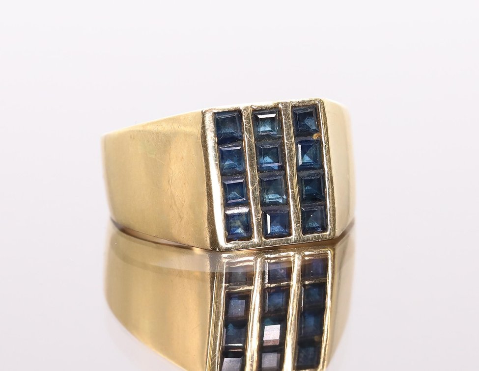 14k Sapphire Ring