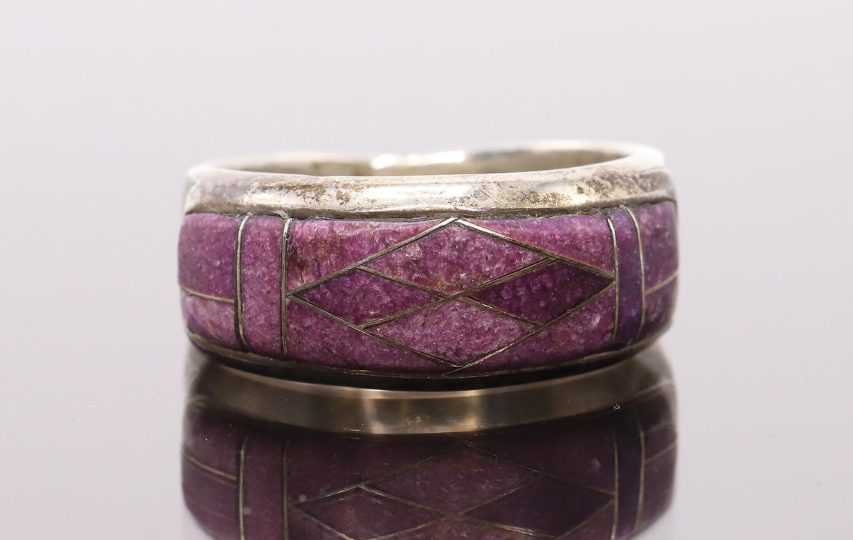Sterling Silver Charoite Ring