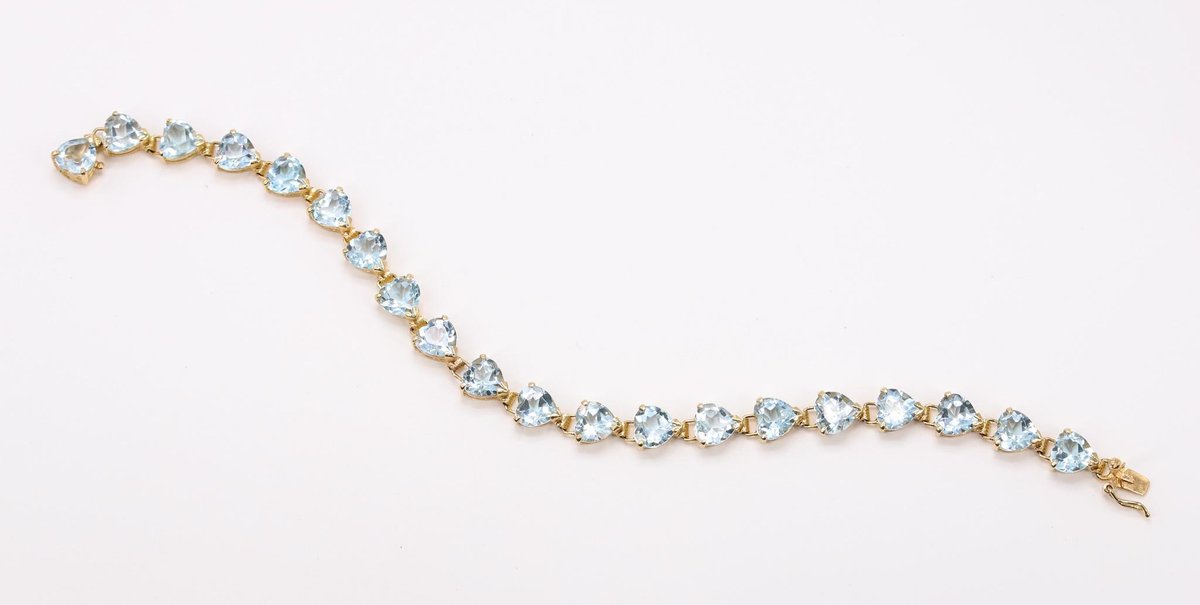 14k YG Topaz Bracelet