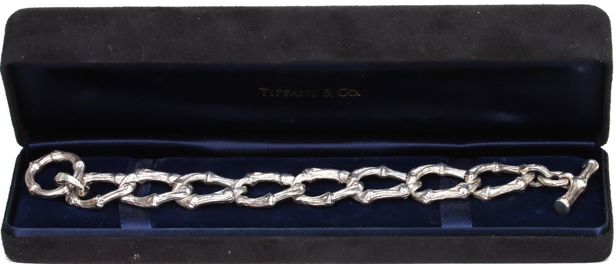 Tiffany & Co. Sterling Silver Bamboo Link Bracelet
