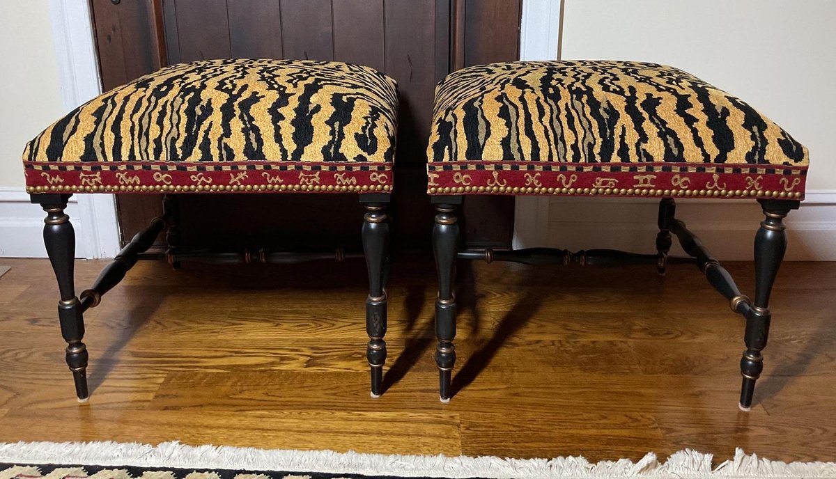 Animal Print Benches