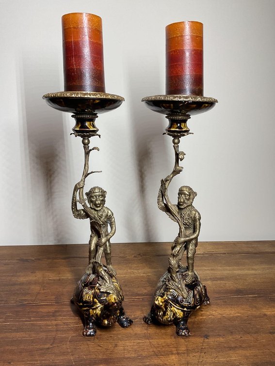 Monkey Candle Stands