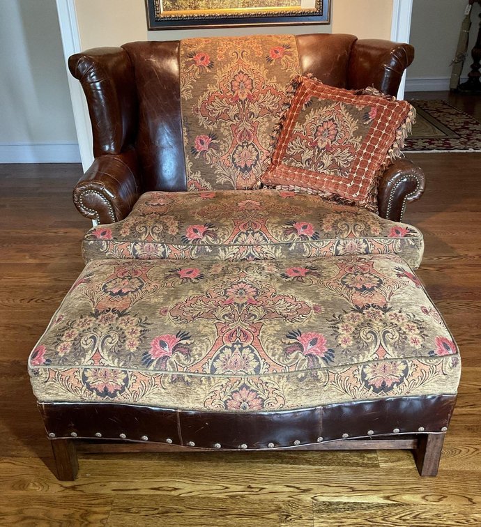 Wing Back Loveseat