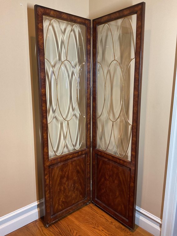 Theodore Alexander Glass Room Divider