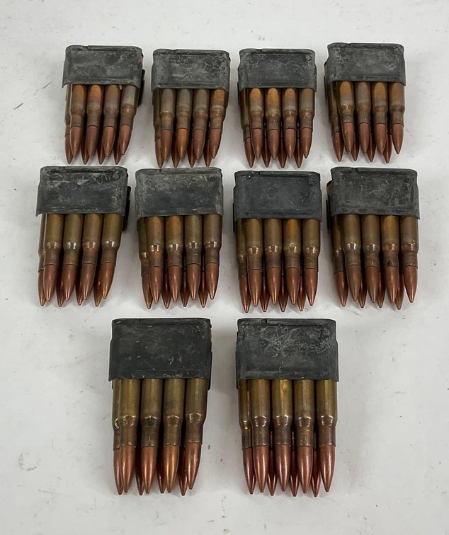30-06 Ammo On Enblocs