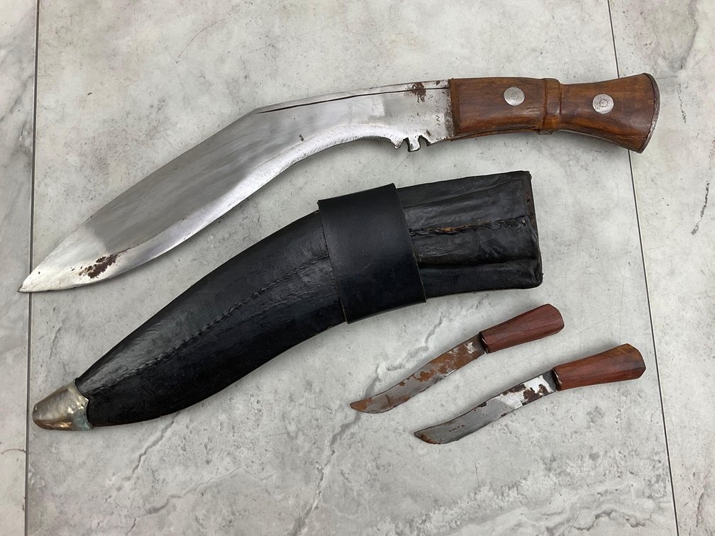 Indian Kukri 3 Knife Set