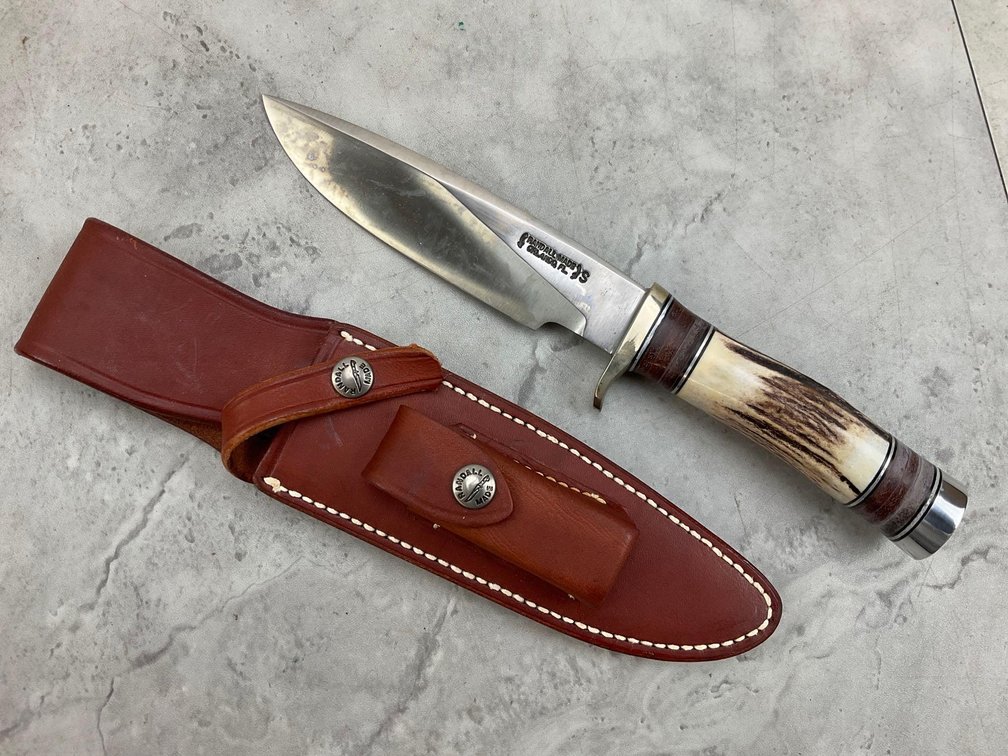 Custom Randall Fixed Blade Knife And Sheath